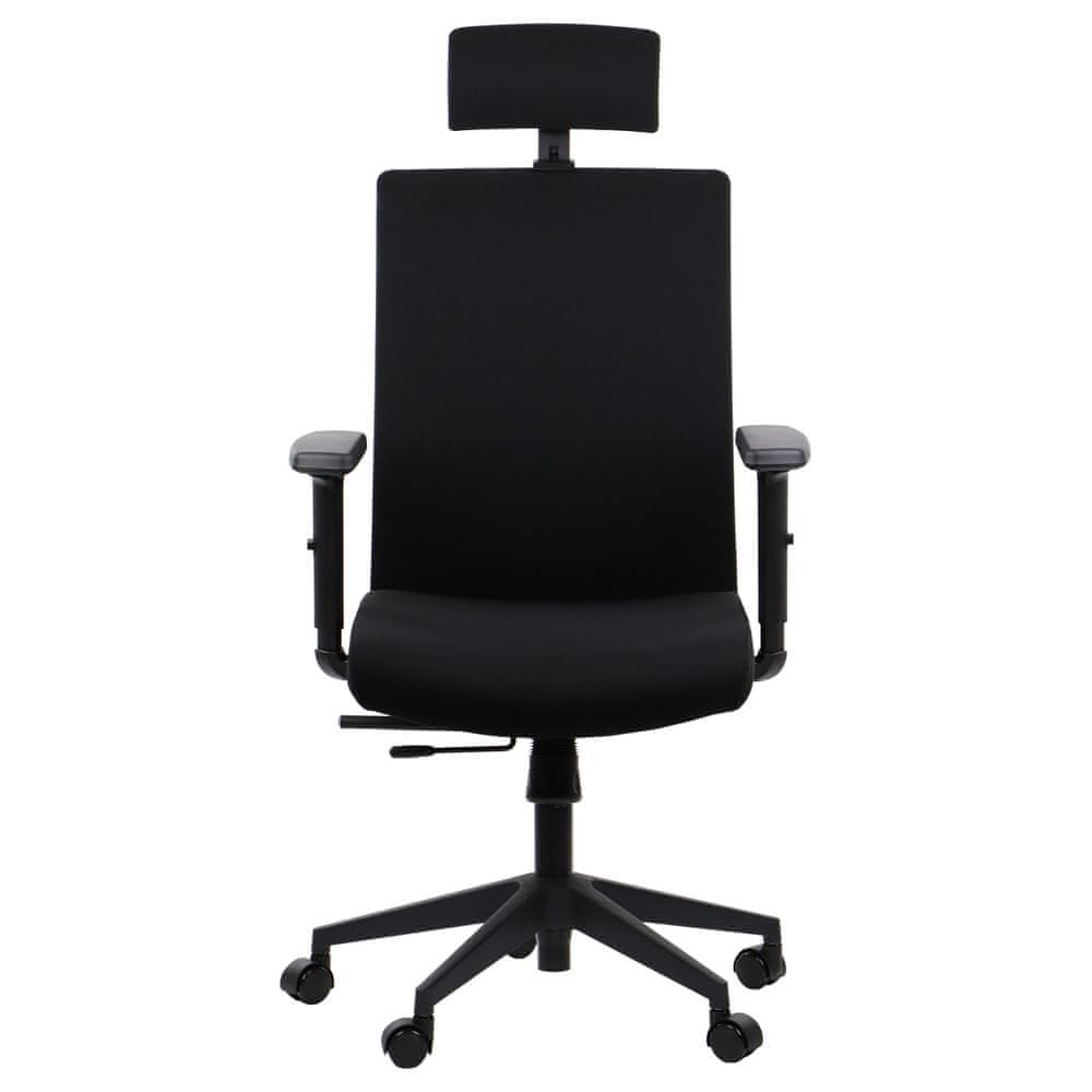 STEMA Otočná stolička s výsuvným sedadlom RIVERTON F/H - rôzne farby - čierno-čierna